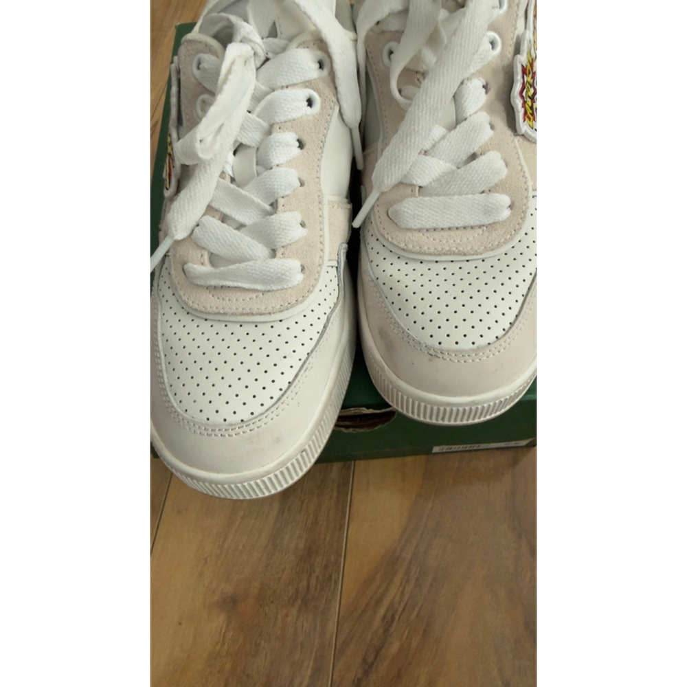 Lacoste Ace Clip 222 1 Sneakers Size 6.5 White Beige - Picture 5 of 5